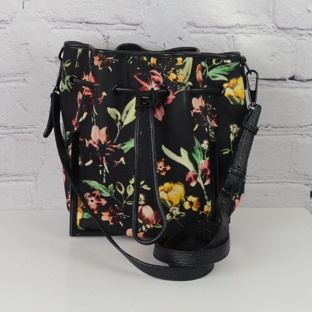 3.1 PHILLIP LIM  Scout Floral Bucket Shoulder Bag / Crossbody